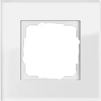 Gira Esprit 021112 cornice a 1 posto, vetro bianco