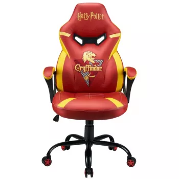 Sedia gaming PC Subsonic Junior Griffindor seduta imbottita arancione rosso