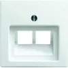 Placca a parete / coperchio interruttore Busch-Jaeger 1753-0-0226 bianco, design convenzionale, confezione singola