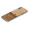 Custodia per smartphone man and wood per iPhone XS Max — terra white
