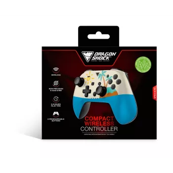 Dragonshock PopTop Compact - Gamepad - Nintendo Switch - pulsante Indietro - D-Pad - pulsante Home - tasto Reset - wireless - Bluetooth - USB Type-C (D