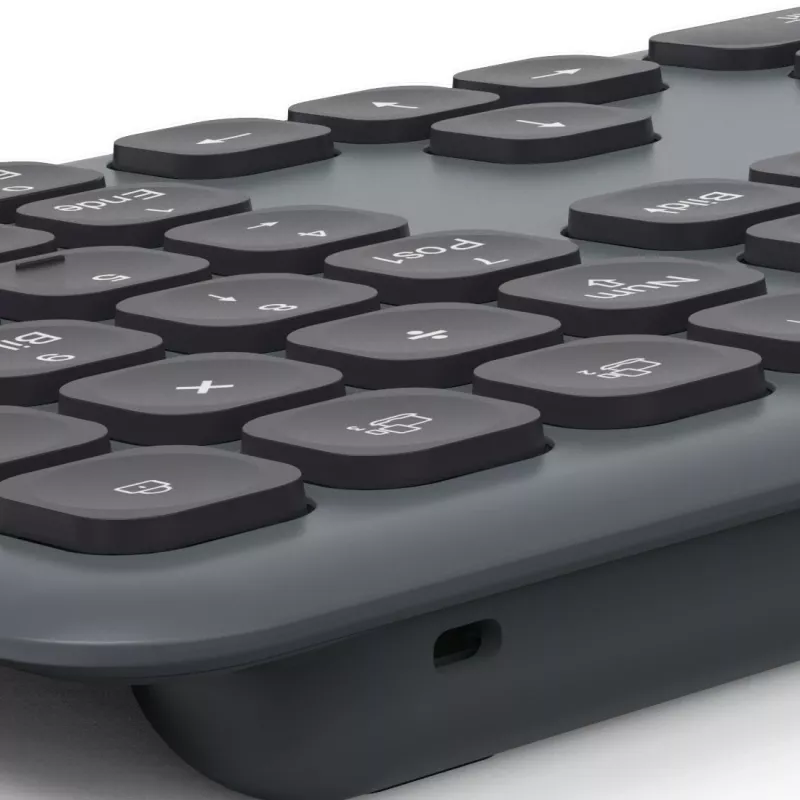 Set tastiera e mouse multi-device nero grigio