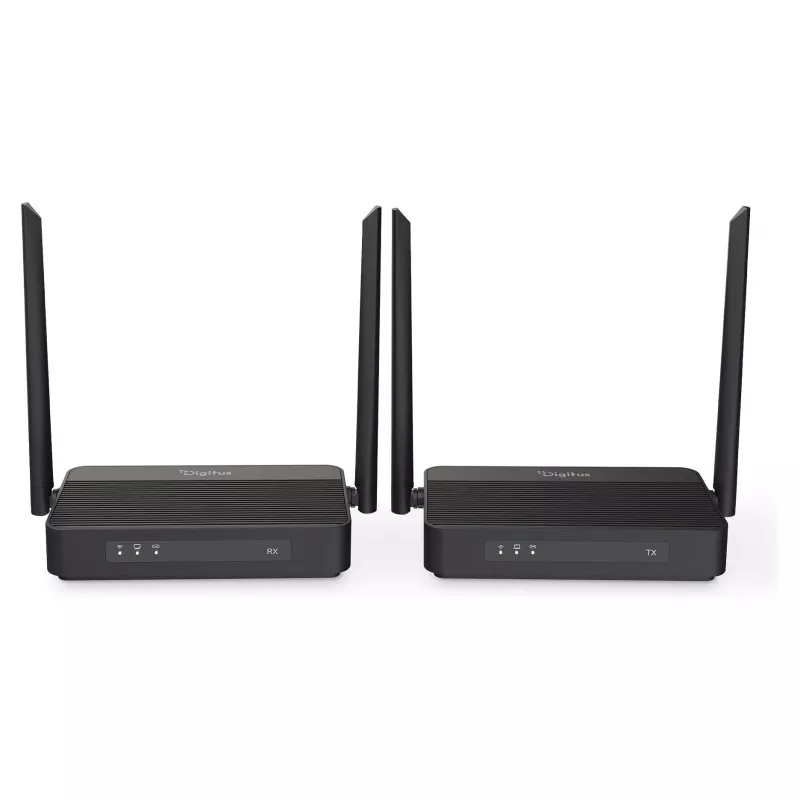 Set extender HDMI KVM wireless DIGITUS DS-55360 – trasmettitore e ricevitore, wireless, 100 m, 4K/60 Hz, HDMI, USB-A/USB-C