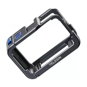 Guscio protettivo in metallo Telesin per DJI Osmo Action 5 – nero