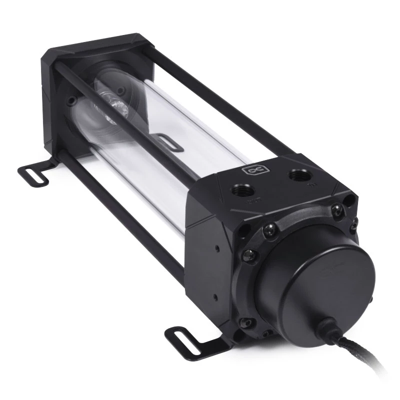 Alphacool Eisbecher Aurora D5 250 mm serbatoio con pompa VPP Apex D5, acetale/vetro (13326)