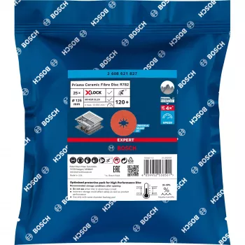 Bosch 2 608 621 827 accessorio per levigatura/smerigliatura utensile rotante acciaio inox, acciaio disco abrasivo