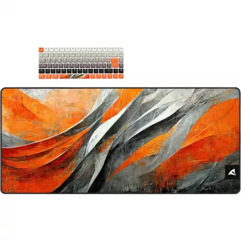 Tastiera da gaming meccanica Sharkoon SKILLER SGK50 S3 Design Bundle D6 — arancione/grigio