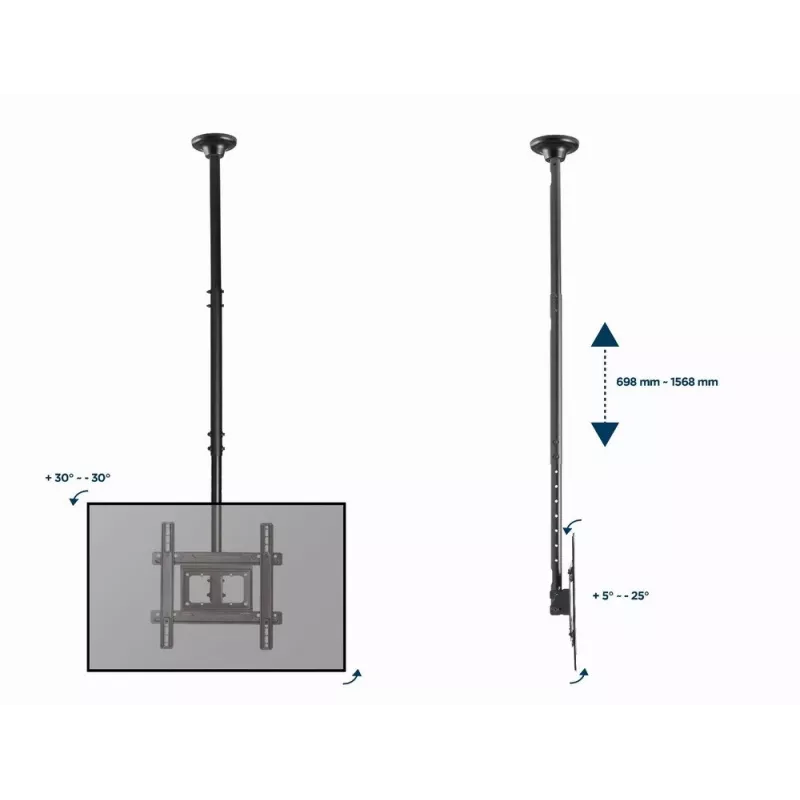 Gembird CM-70 pc(s)-01 supporto/stand TV 177,8 cm (70