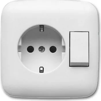 Busch Jaeger 4310/6 EUJ-214 presa Type F bianco (1611-0-0169)