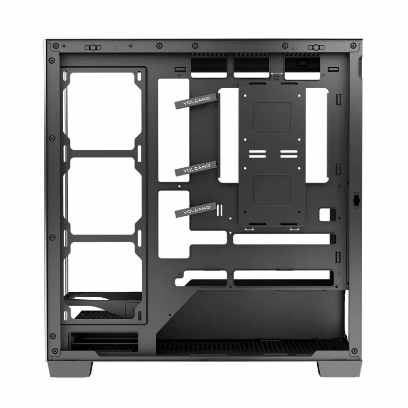 Case PC MODECOM Volcano Stellar NF ATX Midi Tower, vetro temperato, nero, supporta ATX/micro ATX, GPU fino a 420 mm, dissipatore CPU 175 mm