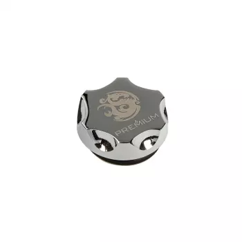 Tappo di chiusura BitsPower BP-PRE-06 G1/4 argento lucido – raccordo di chiusura premium