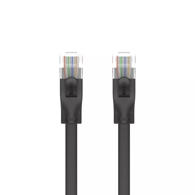 Unitek C1811GBK Cavo Ethernet piatto Cat6 UTP, 3 m, nero