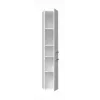 Mobile contenitore da bagno top e shop NEL II BIEL POŁ — a sé stante, 5 ripiani, 310×300×1740 mm, bianco