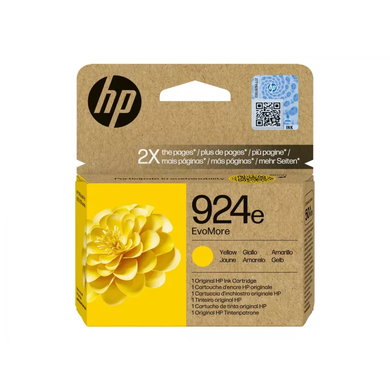 HP 924e EvoMore cartuccia d'inchiostro giallo originale