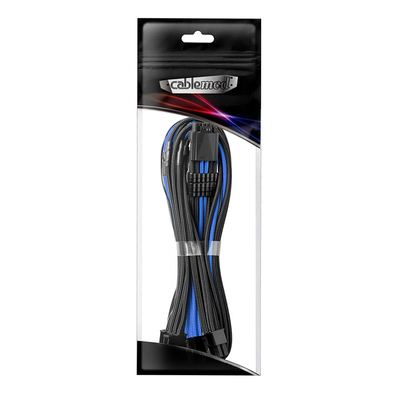 Kit cavi alimentatore CableMod C-Series PRO ModMesh 12VHPWR StealthSense nero/blu con guaina