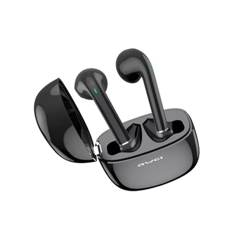 Auricolari Awei T28 TWS + base di ricarica nero