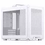 Case per PC Jonsbo C6 MAX, case mini, Micro-ATX, vetro temperato - bianco