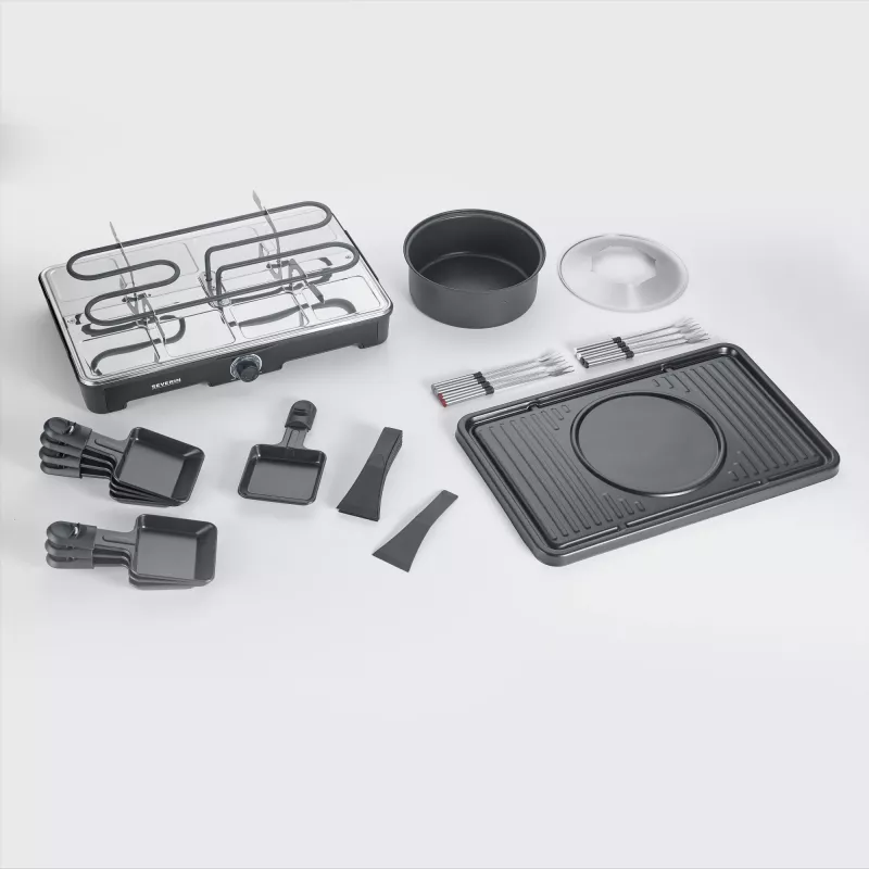 Raclette Severin RG 2347 8 persone 1400 W nero