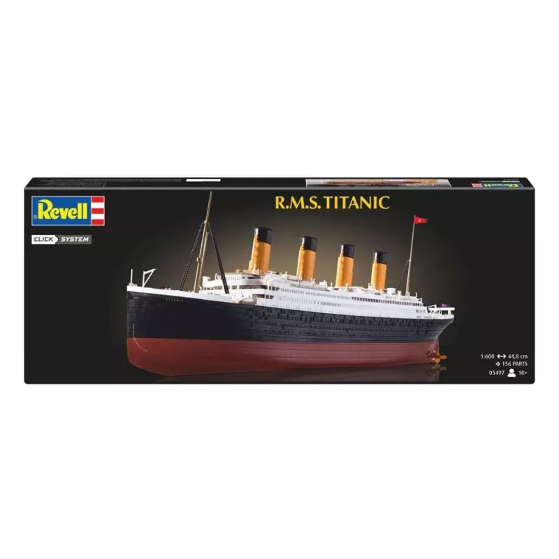 Modello in plastica nave RMS Titanic EC multicolore 1:600
