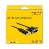 Cavo seriale DeLOCK 66282 nero 1,8 m RS-232 USB Type-A