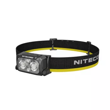 Lampada frontale Nitecore NU25 MCT — lampada frontale ricaricabile, fino a 400 lumen, illuminazione compatta a mani libere
