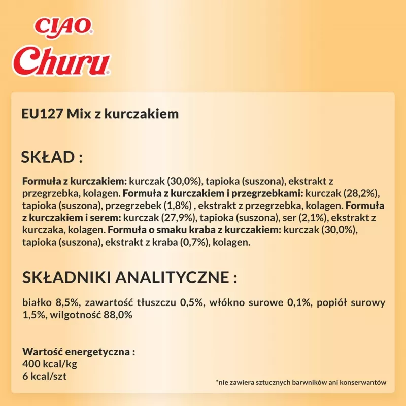 INABA Churu Variety Box pollo - snack per gatti - 20 x 14 g