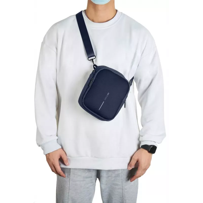 Borsa a tracolla XD DESIGN Boxy Sling blu navy P705.955