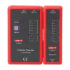 Tester per cavi di rete Unit UT681L per connettori RJ45 e RJ11, verifica di continuità e cablaggio