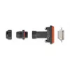 DeLOCK D-Sub HD 26 poli presa IP67 impermeabile nero arancione