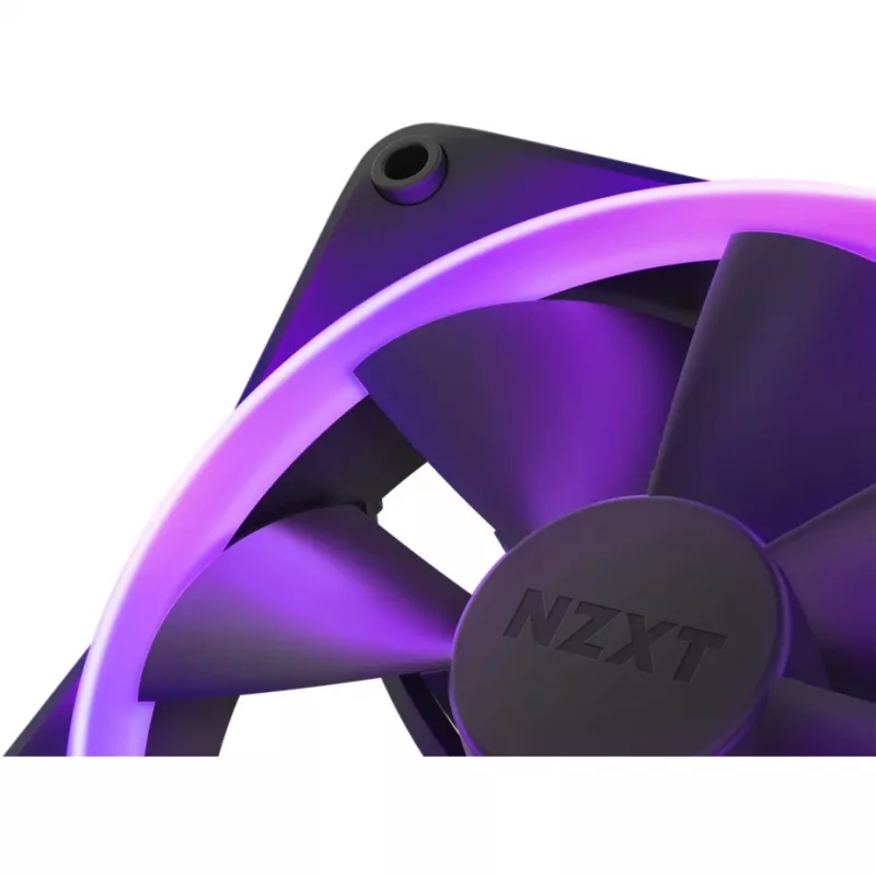 NZXT F120 RGB 120mm ARGB ventola per case confezione da tre - nero