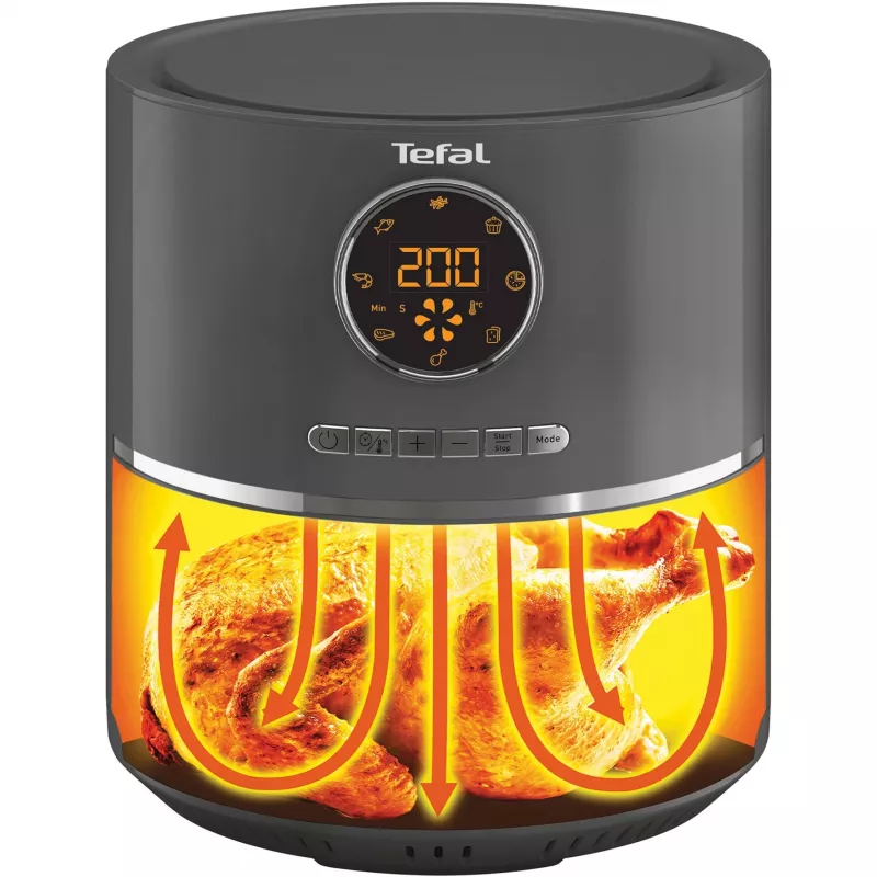 Tefal Ultra Fry Digital EY111B Semplice 4,2 L 1400 W Friggitrice ad aria grigio