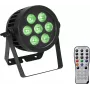Luce PAR LED EUROLITE 7x8W QCL Spot — LED RGBW 7x8W, apparecchio compatto per palco/studio
