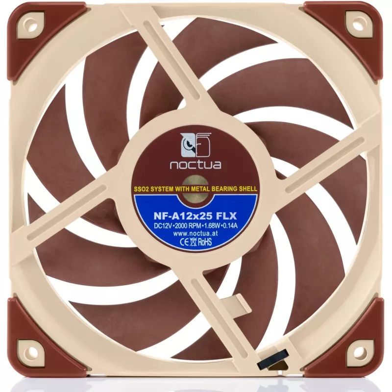Ventola per case Noctua NF-A12x25 FLX 120 mm