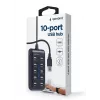 Hub USB Gembird UHB-U2P10P-01 — hub USB 2.0 a 10 porte