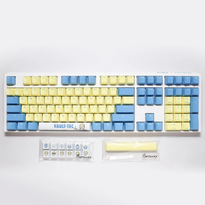 Tastiera gaming Ducky x Fallout Vault-Tec Limited Edition One 3 + tappetino mouse - MX-Speed-Silver (US)