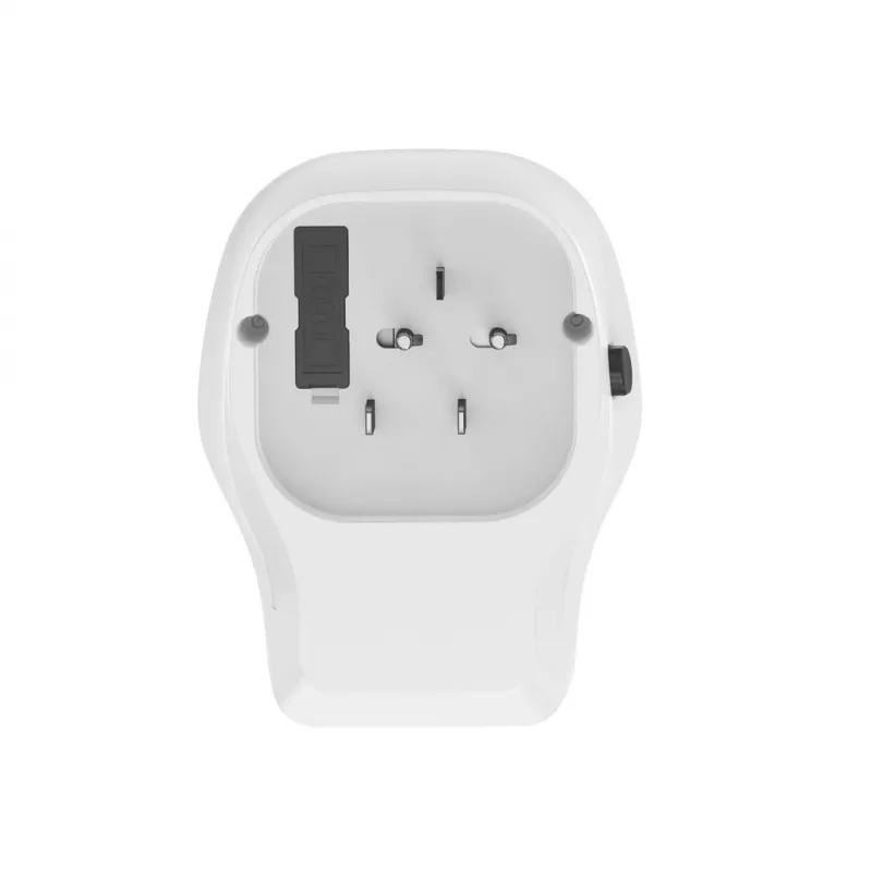 Adattatore da viaggio da parete GEMBIRD TPA-1A2C20-02-W 20W — 1xUSB-A + 2xUSB-C, spina tipo G, 100–250 V, bianco
