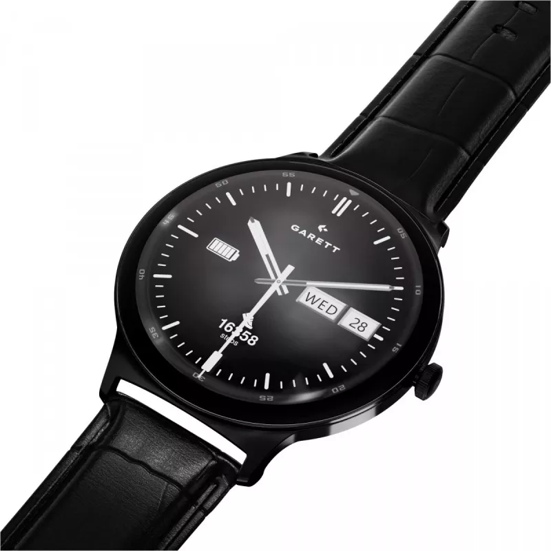 Smartwatch Garett Quantum – nero acciaio inox