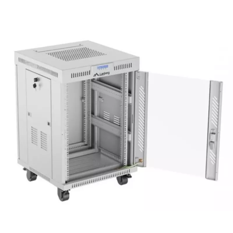 Armadio rack Lanberg FF01-6615-12SL 15U rack a libera installazione grigio