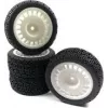 Absima 1:10 Rally ruote complete avvolte nero 4 pz. (2510063)