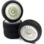 Absima 1:10 Rally ruote complete avvolte nero 4 pz. (2510063)