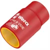 Inserti a bussola Zyklop VDE, 18mm, 3/8 rosso/giallo, isolato fino a 1.000 Volt