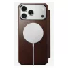 Custodia per cellulare Nomad Modern Leather Folio Cover per iPhone 17 Pro Max — marrone, pelle, schermo da 6,3