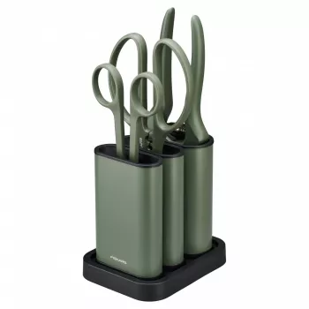 Fiskars set per la cura delle piante 3 pezzi 1075317 — paletta, paletta per piante e coltivatore per piante in vaso e da giardino