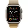 APPLE Watch Ultra 2 GPS + Cellular 49mm cassa in titanio naturale con cinturino Alpine tan - Large