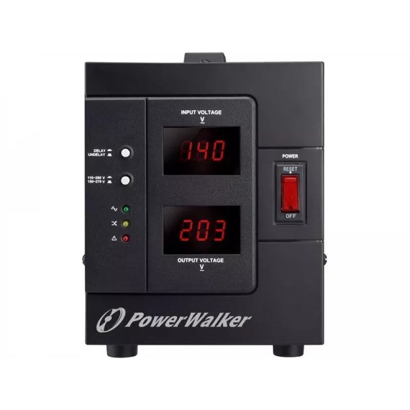 PowerWalker AVR 2000 SIV FR regolatore di tensione 2 uscite AC 110 - 280 V nero