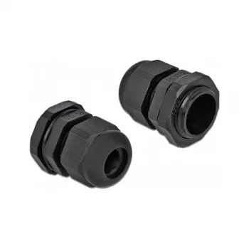 Pressacavo DeLOCK 60198 nero plastica 10 pz.
