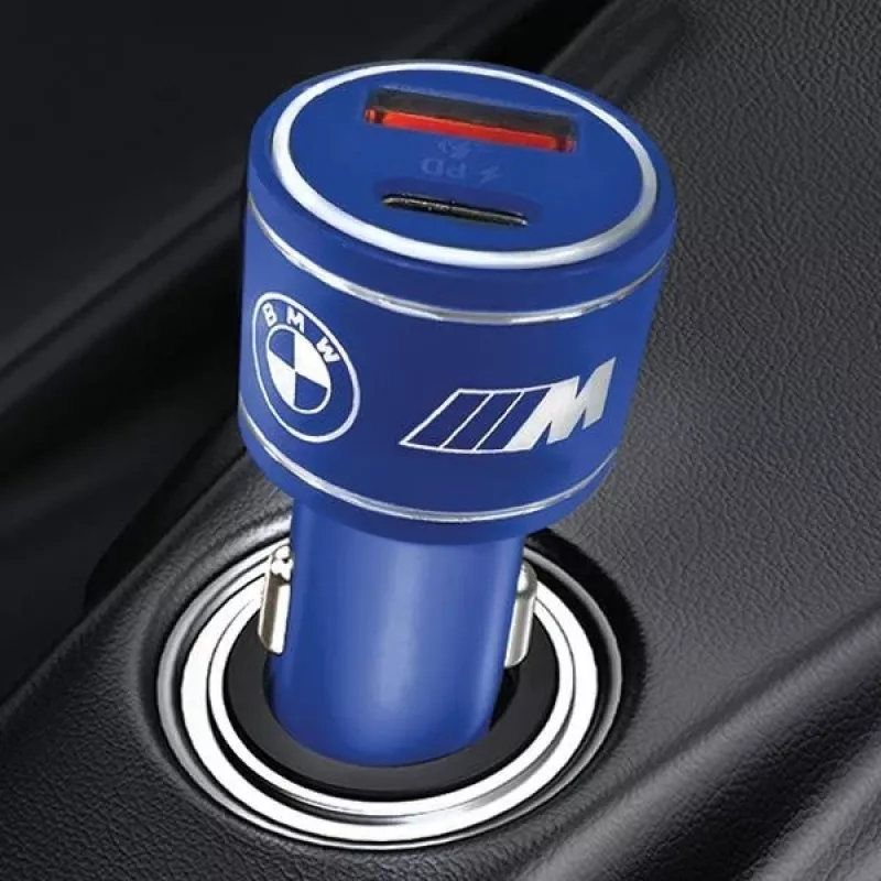 Caricabatterie da auto 20W PD-QC 3.0 Fast Blue