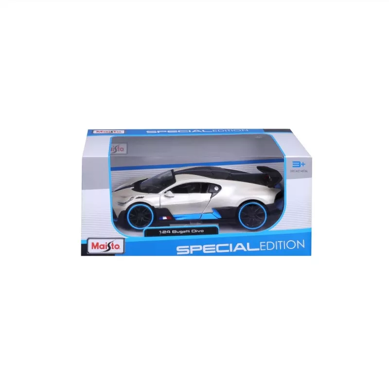Modello composite Bugatti Divo 1/24 bianco