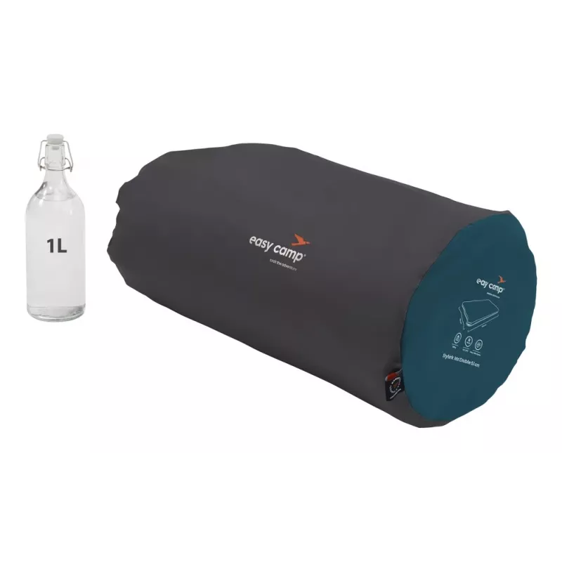 Materassino gonfiabile matrimoniale easy camp 300079 — poliestere, 1200×1930×50 mm, blu