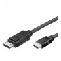 Adattatore cavo Alcasa DP-HDMI 2 m DisplayPort a HDMI Type-A nero